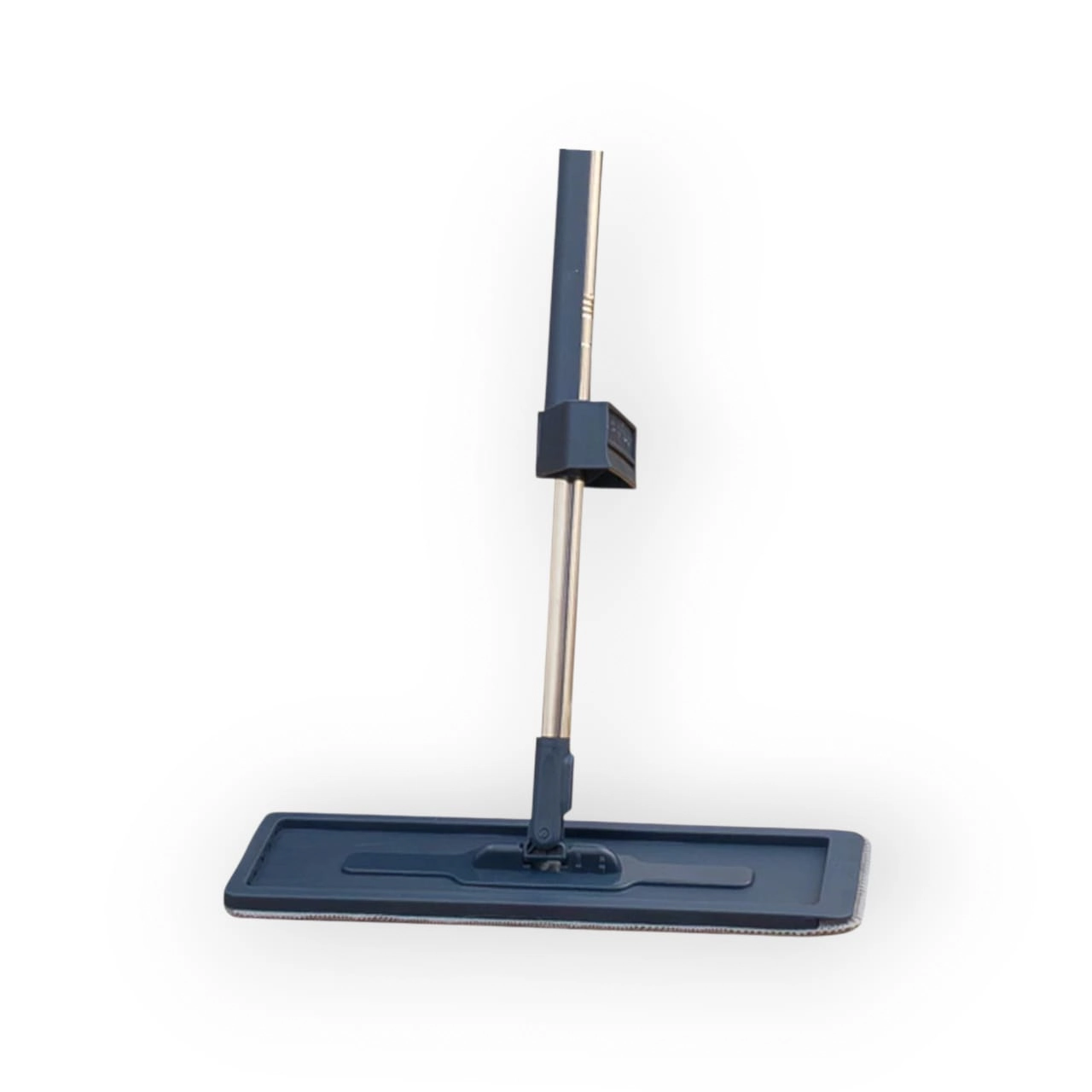 Mop Flat Prensa Com Esfregao De Microfibra - Tud Azul Navy