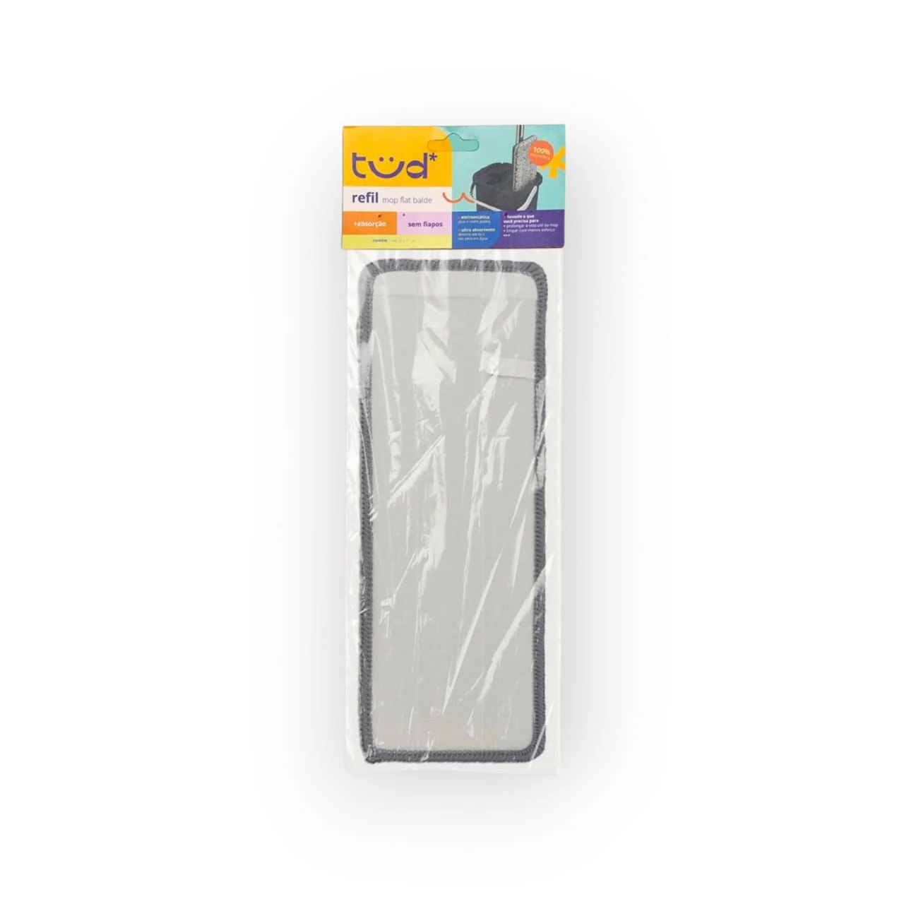 Refil Microf.p/mop Flat Tud