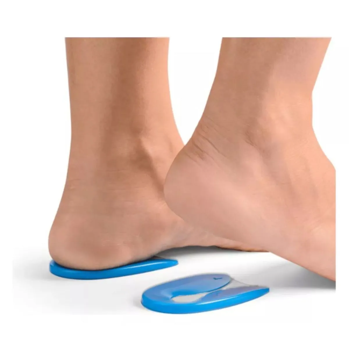 Calcanheira de silicone para esporão de calcanhar, fascite plantar, tendinite, bursite, artralgia -