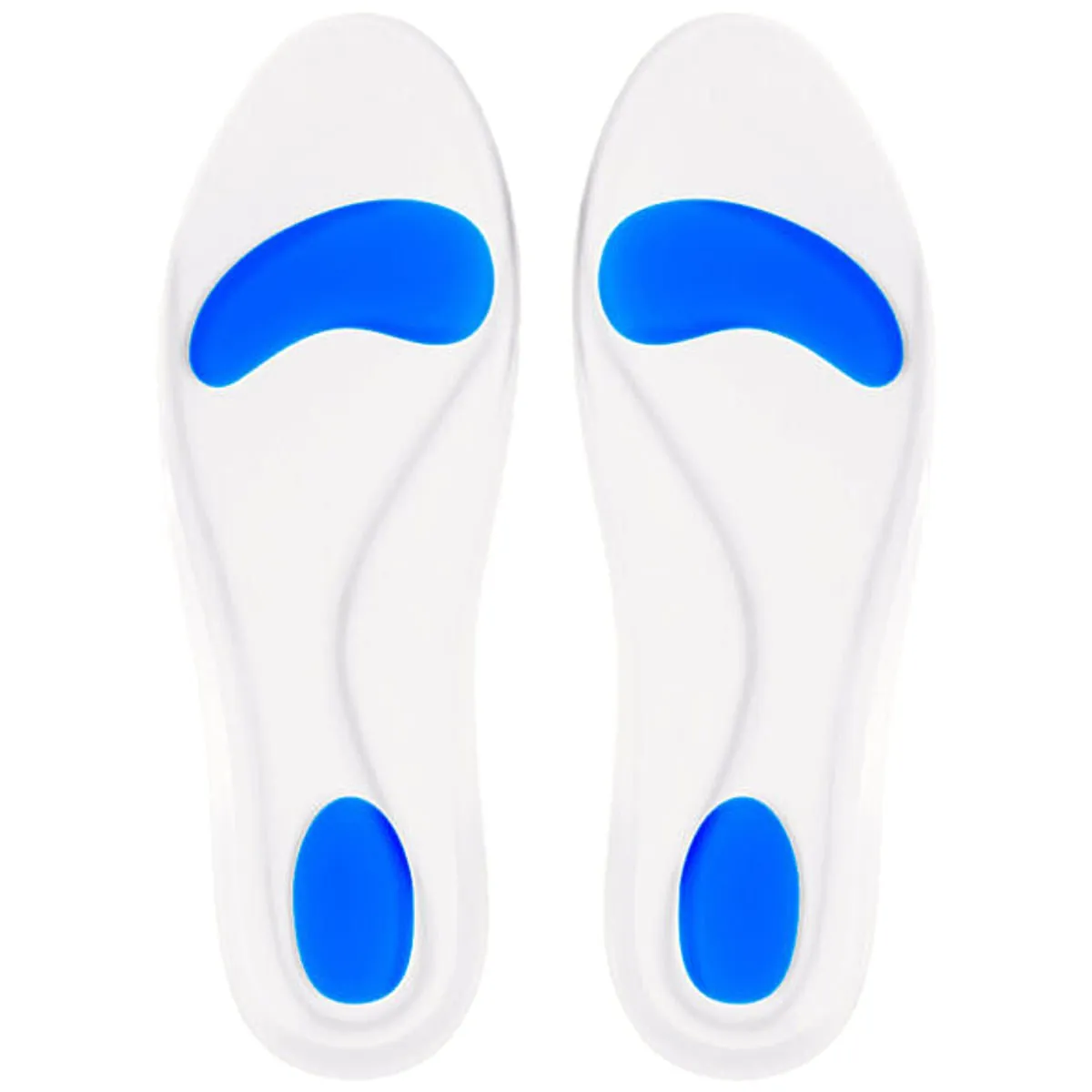Palmilha em Silicone com Arco Terapêutico e Ponto Azul Hidrolight 35/36