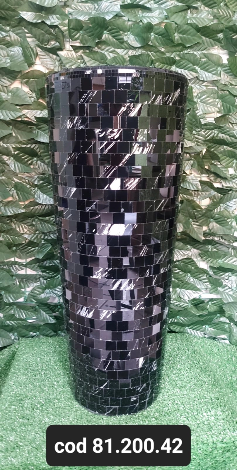 Vaso Chao Pilaozinho Pto Prata G 81.200.42 Biju Espelhos