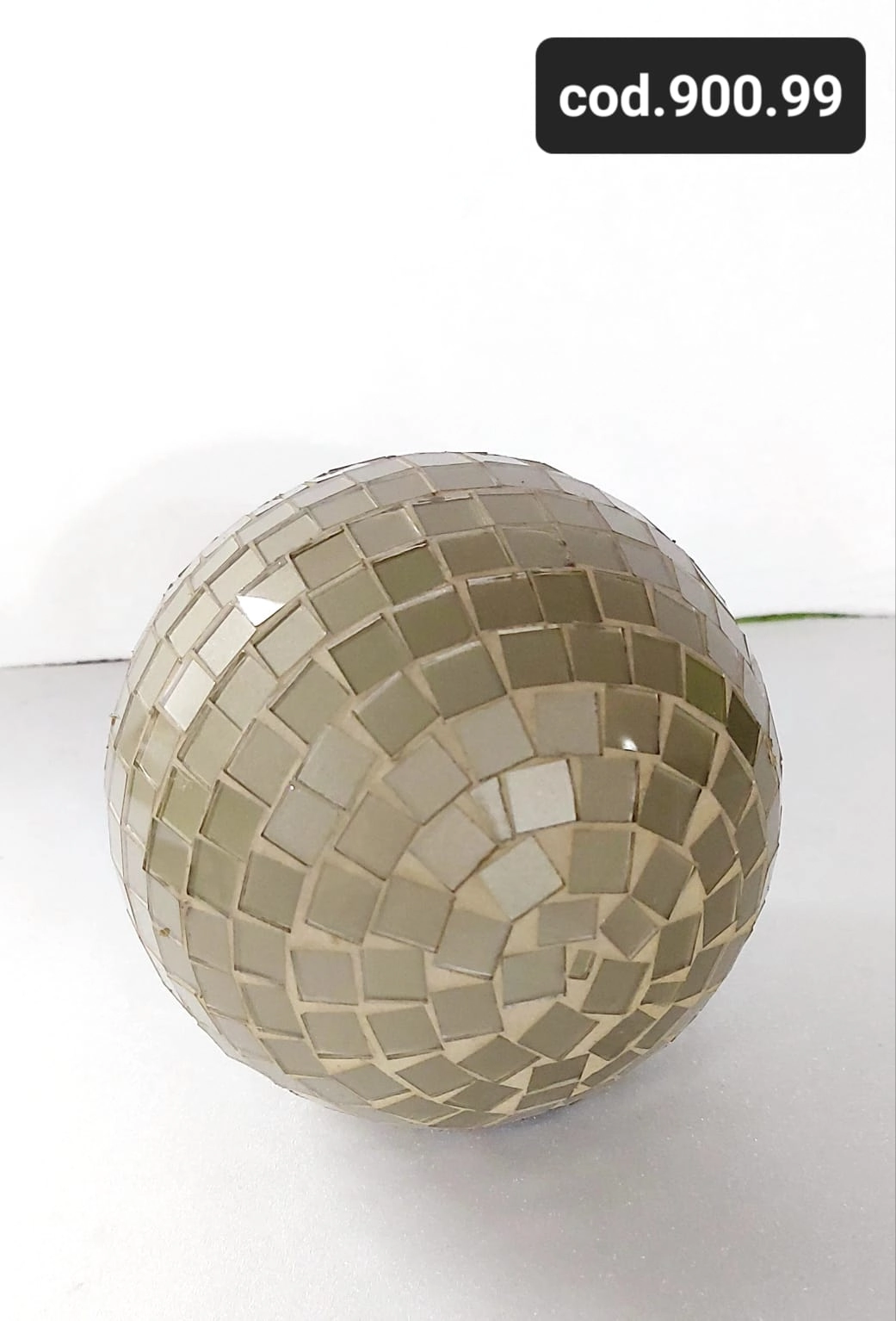 Bola Decorativa Chamapanhe N10 900.99 Biju Espelhos