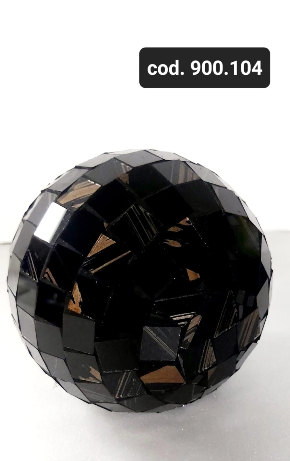 Bola Decorativa Preto Cobreado N10 900.104 Biju Espelhos