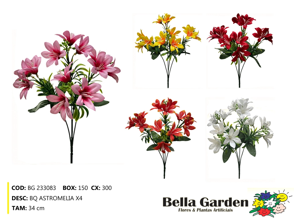 Buque Astromelia X4 Bg233083 Bella Flor