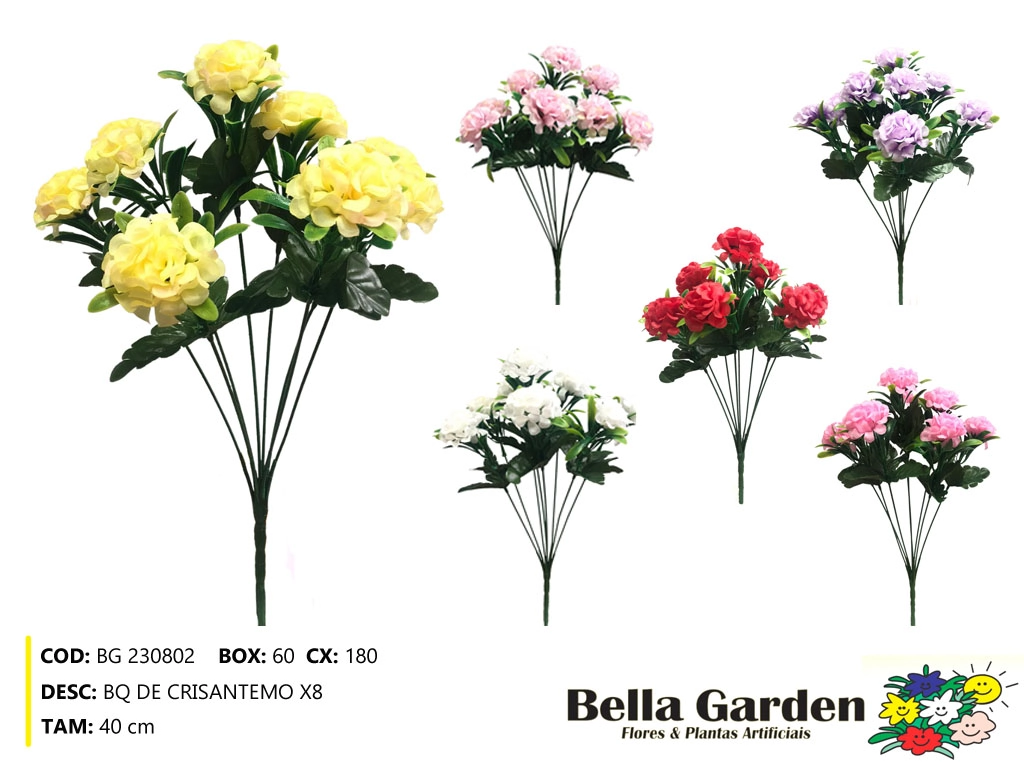 Buquecrisantemo X8 Bg 230802 Bella Flor