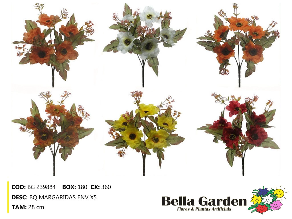 Buque Margarida X5 27cm Bg