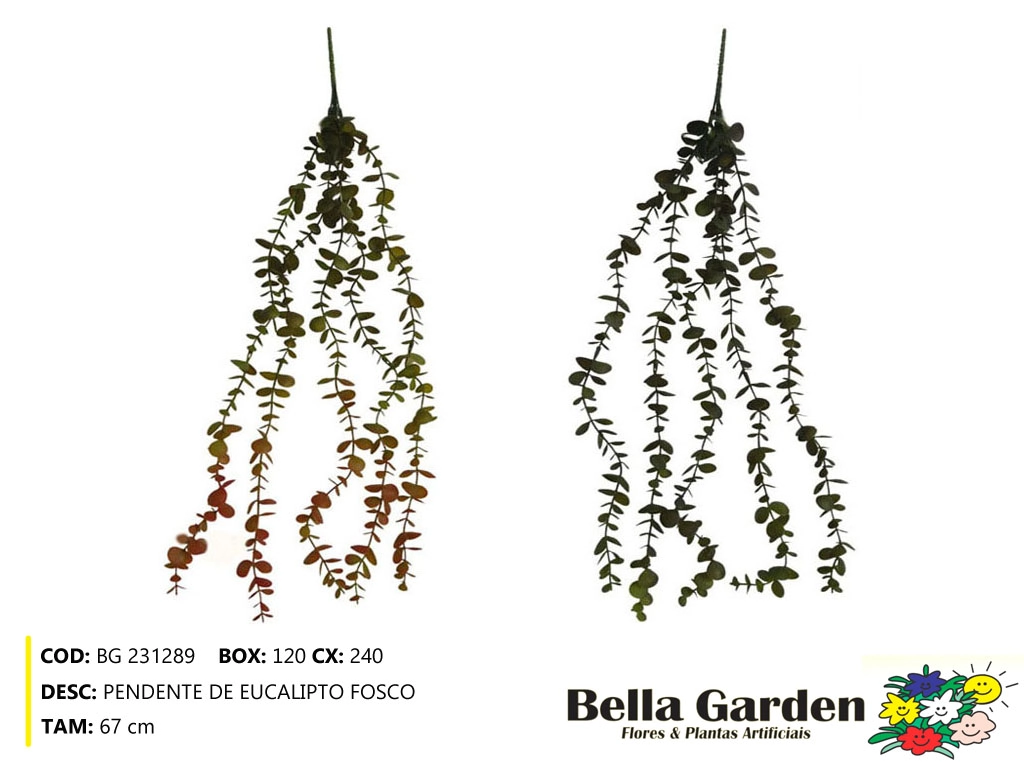 Pendente Eucalipto Fosco Bg 231289 Bella Flor