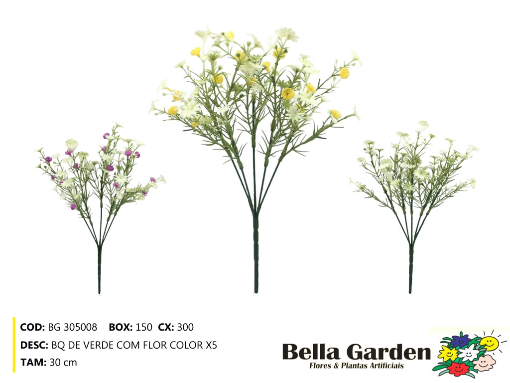 Bq Mini Margarida Craquelada X5 Ref Bg