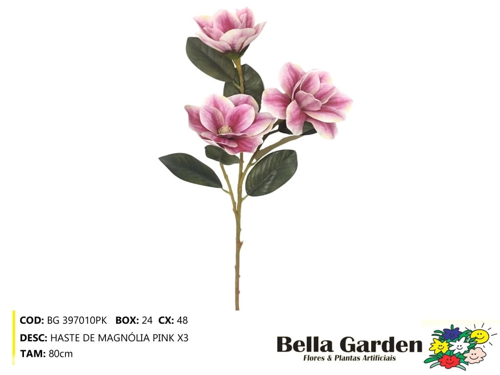 Haste Magnolia Pink X3 Ref.bg397010pk Bella Garden