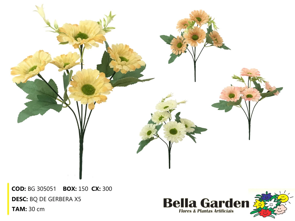 Bq De Mini Gerbera X5