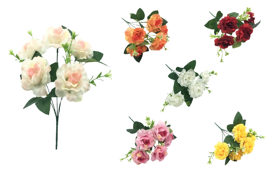 Buque Rosa Aberta X5 Bg 305094 Bella Flor