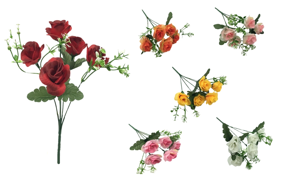 Buque Mini Rosas X5 Bg 305120 Bella Flor