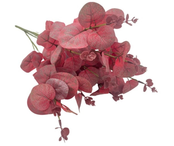 Buque Eucalipto Vermelho X12 52cm Bg312005 Rd E Bella Flor
