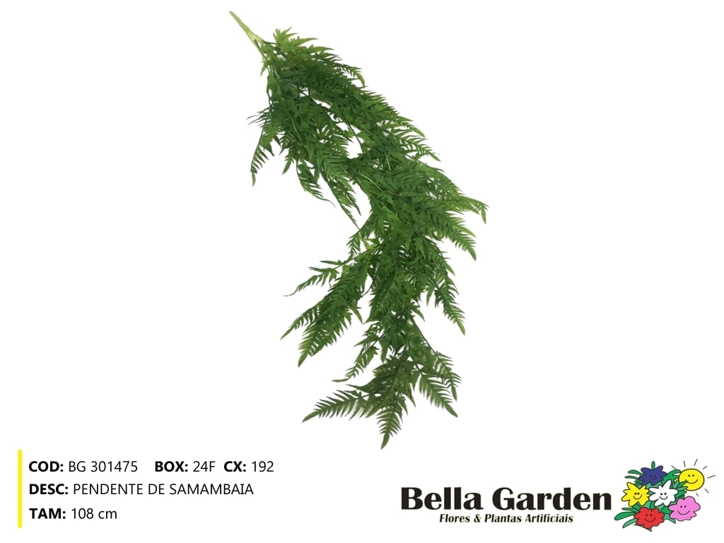 Pendente Samambaia Bg 301475 Bella Flor