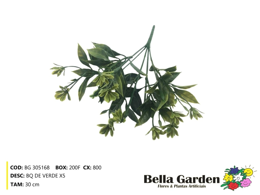 Buque Verde X5 Bg 305168 Bella Flor