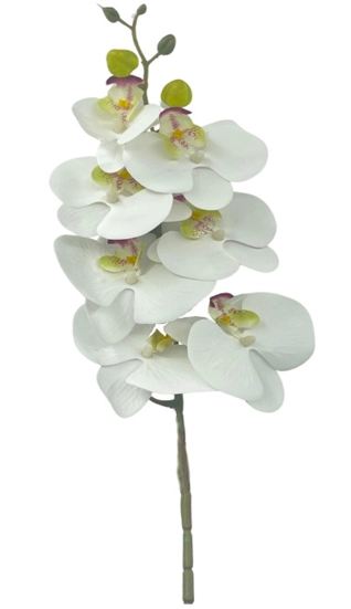 Haste Orquidea Branca 3d X7 88cm Bg301464 10 Bella Flor