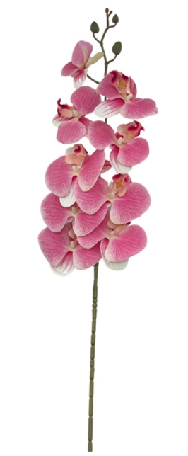 Haste Orquidea Rosa G 3d X9 104cm Bg310035 9 Bella Flor