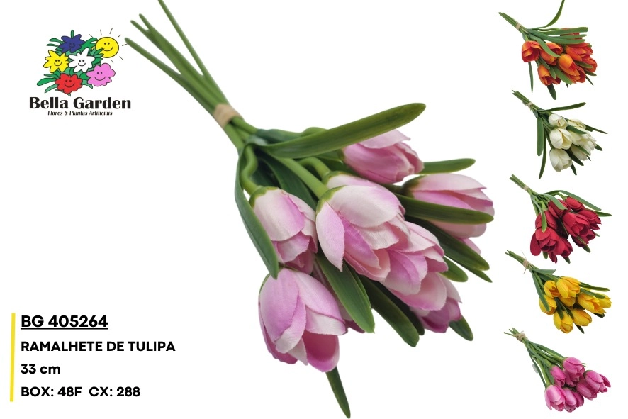 Buque Tulipa 33cm Bg 405264 F.bella Flor