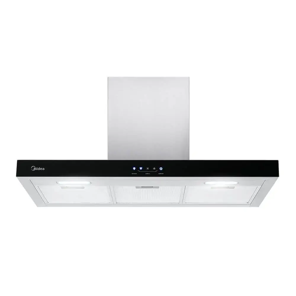 Coifa Protouch Midea 90cm 127v/60hz - Inox E Preto - 110v - Rta91