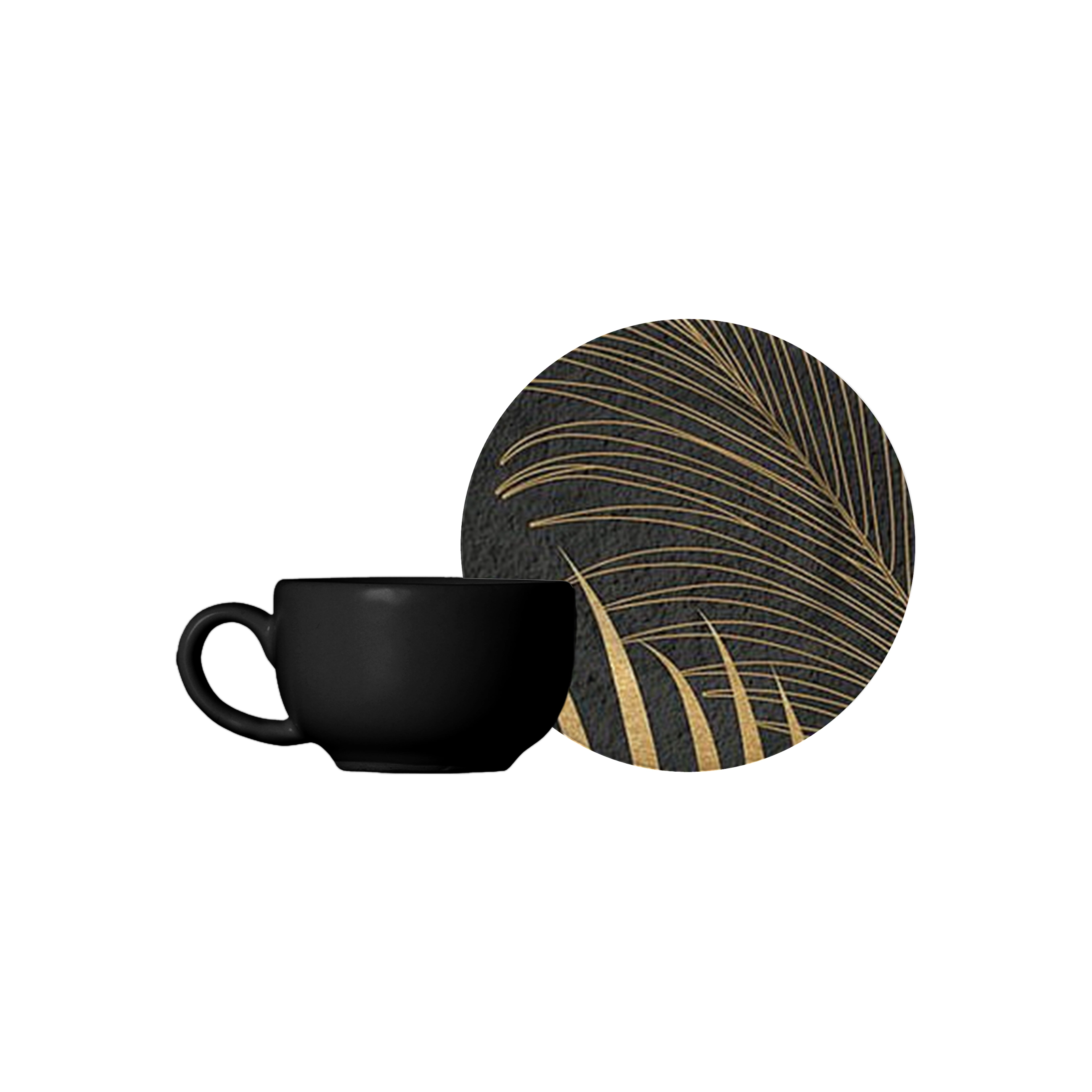 Xicara Cafe Preta Pires Palm Springs Preta 7544 105 Alleanza