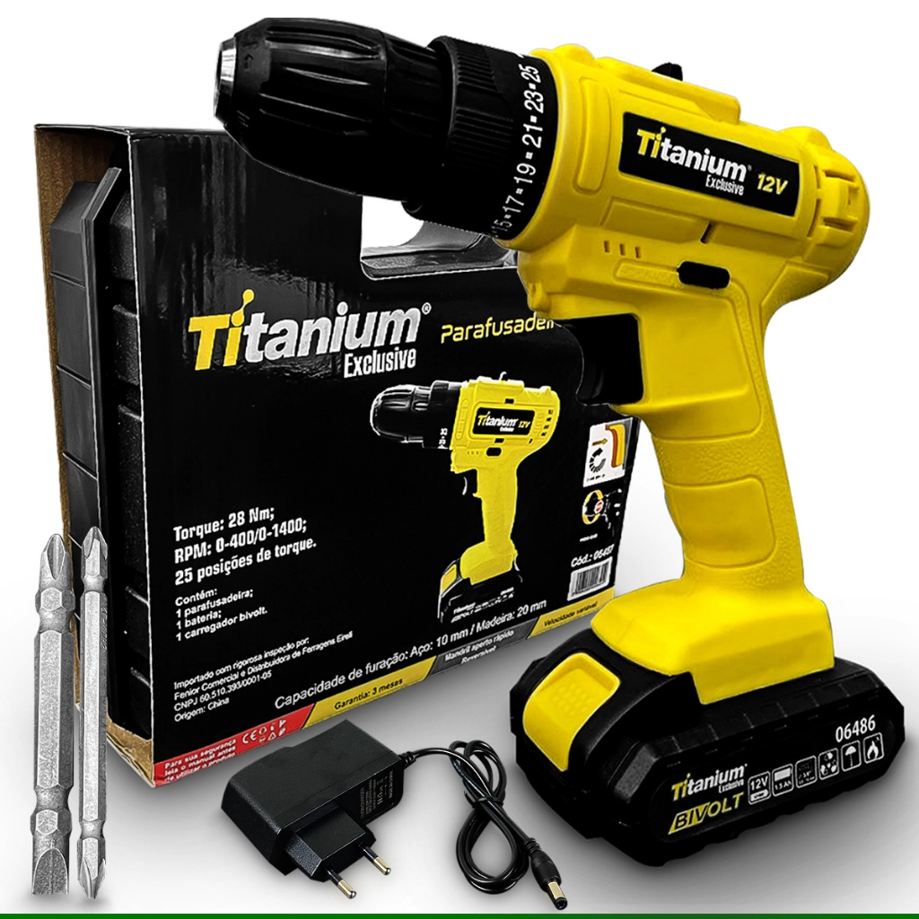 Parafusadeira 12v Titanium
