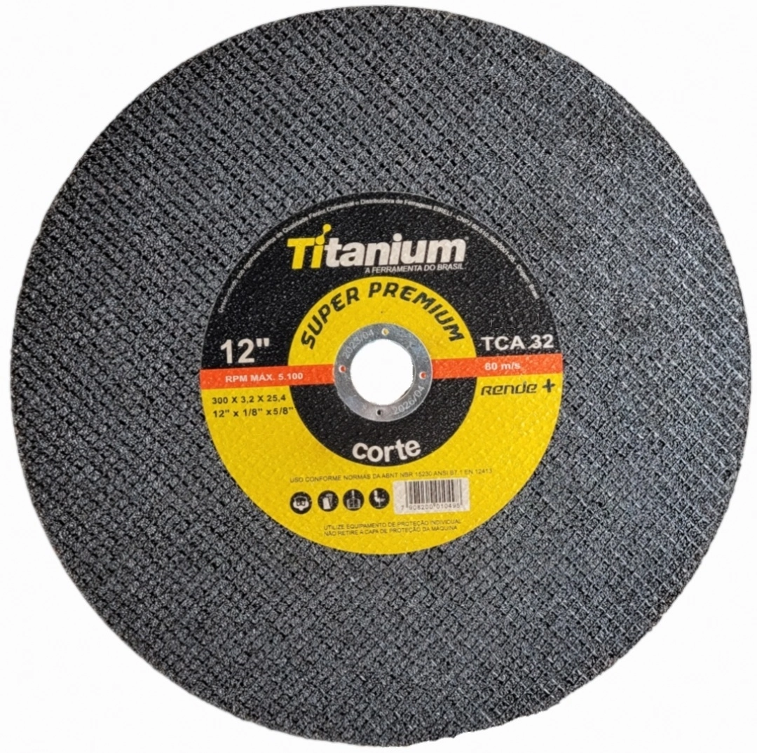 Disco Corte Super Premium 12" X 5/8" 300x3.2x15.8 Mm