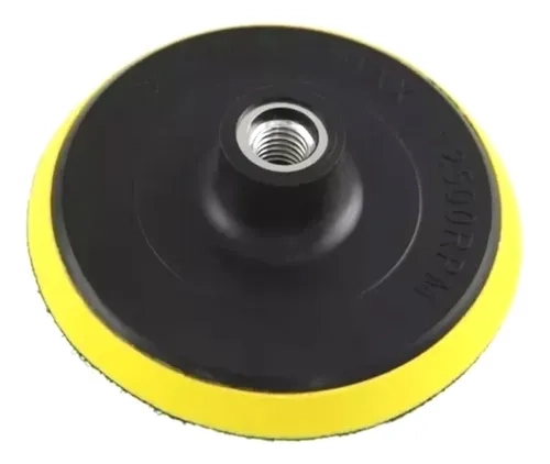 Suporte De Disco Lixa Para Esmerilhadeira 125mm C Adaptador Rosca M14