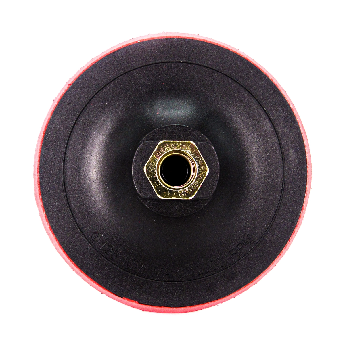 Suporte De Disco Lixa Velcro Para Esmerilhadeira 125mm Rosca M14