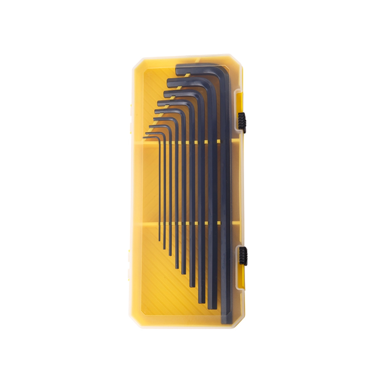 Kit Chave Allen Extra Longa 09 Pçs 1.5,2,2.5,3,4,5,6,8,10mm Crv Preta