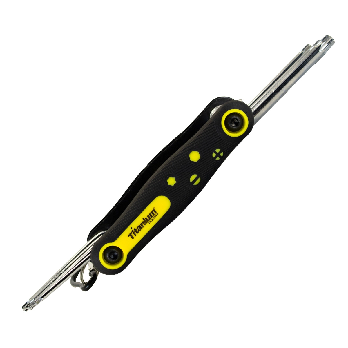 Kit Chave Torx Dobraveis 8 Pcs T9,T10,T15,T20,T25,T27,T30,T40 Crv