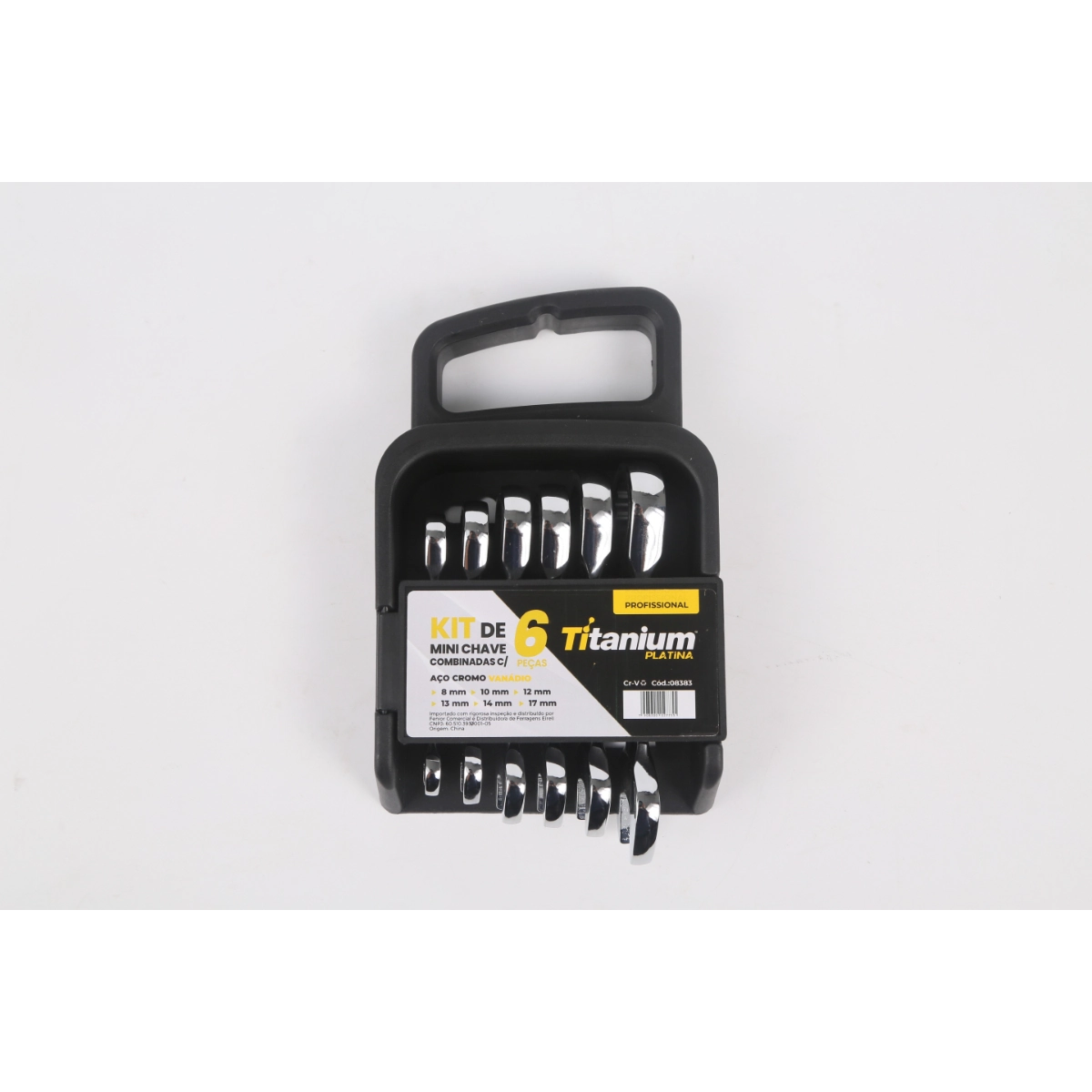 Kit De Mini Chaves Combinadas Com 6 Peças 8, 10, 12, 13, 14, 17mm