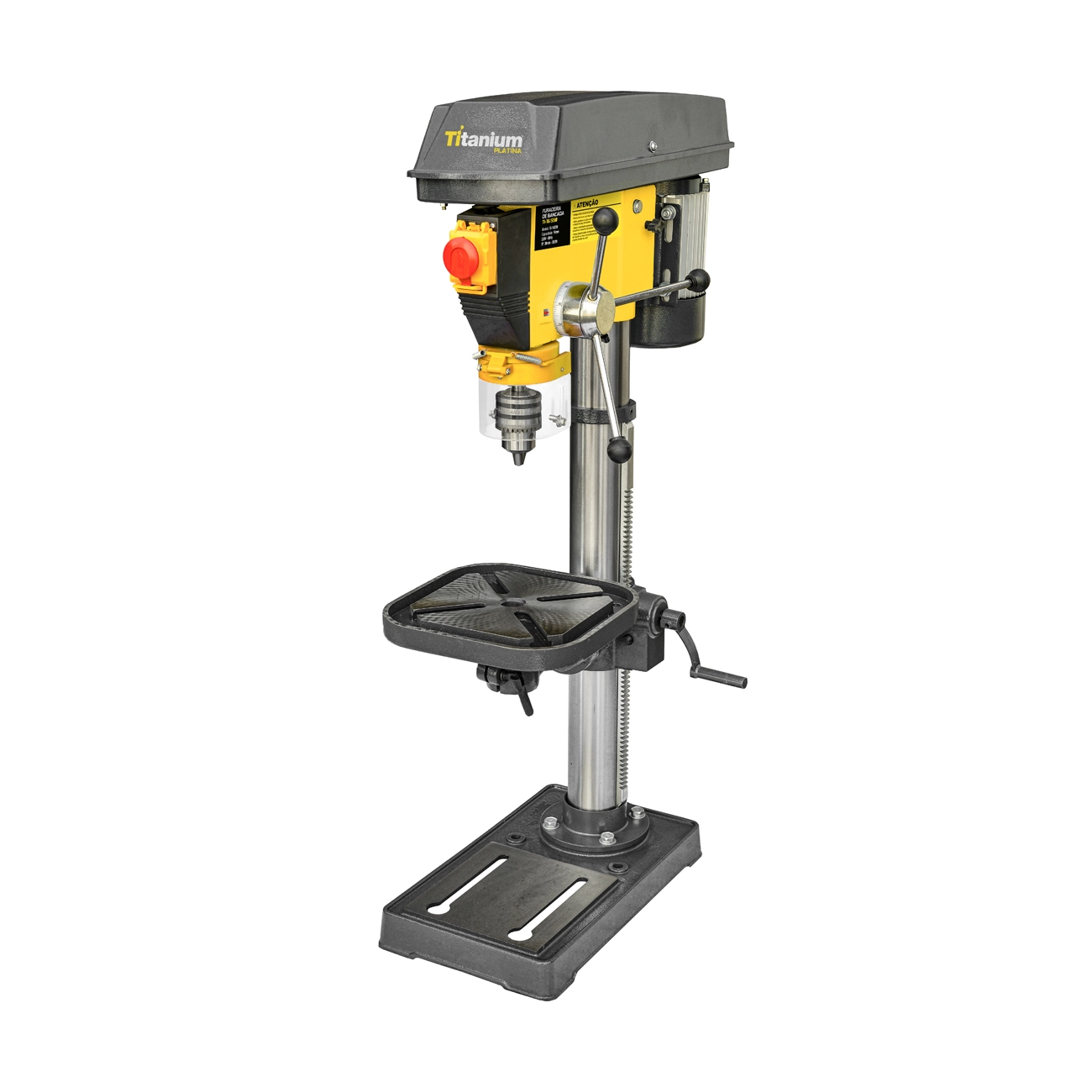 Furadeira De Bancada Ti-16/550 550w 5/8" – 220v – Monofásica Titanium Platina