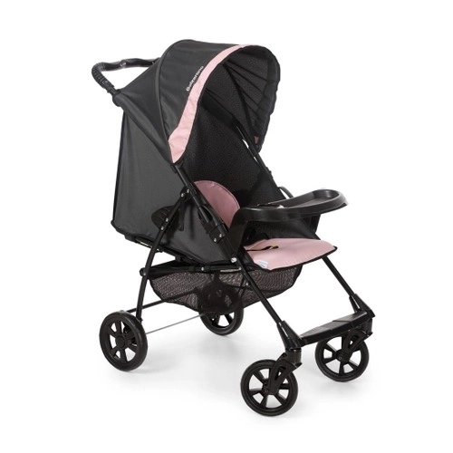 Carrinho Romano Preto Rosa Ptr