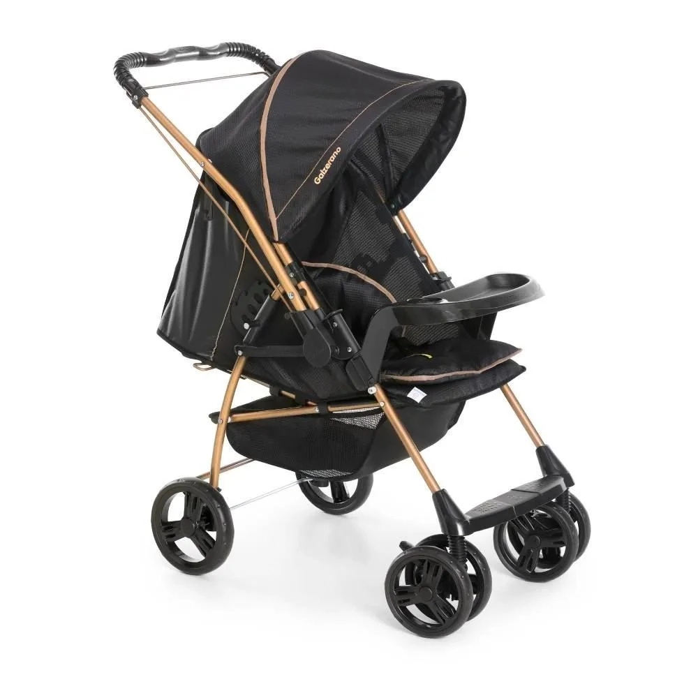 Carro Bebe Galzer Milano Rev Iii Pto Gold