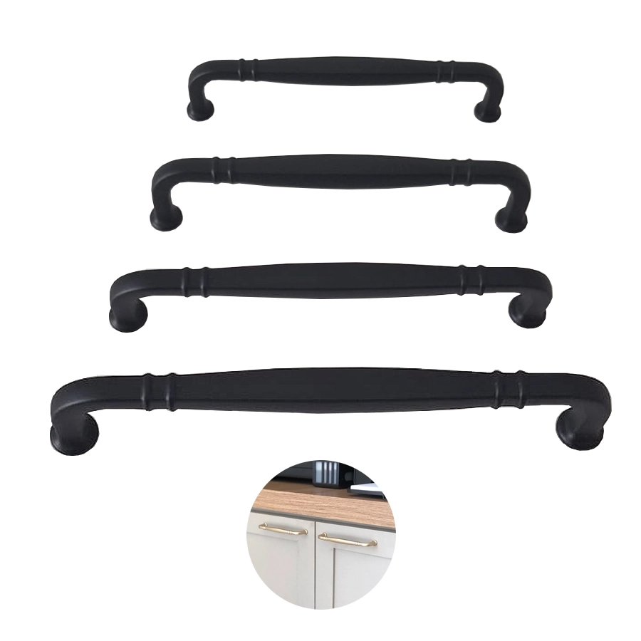 Puxador Alça Preto Grenade Torralba 128mm 4 Unidades