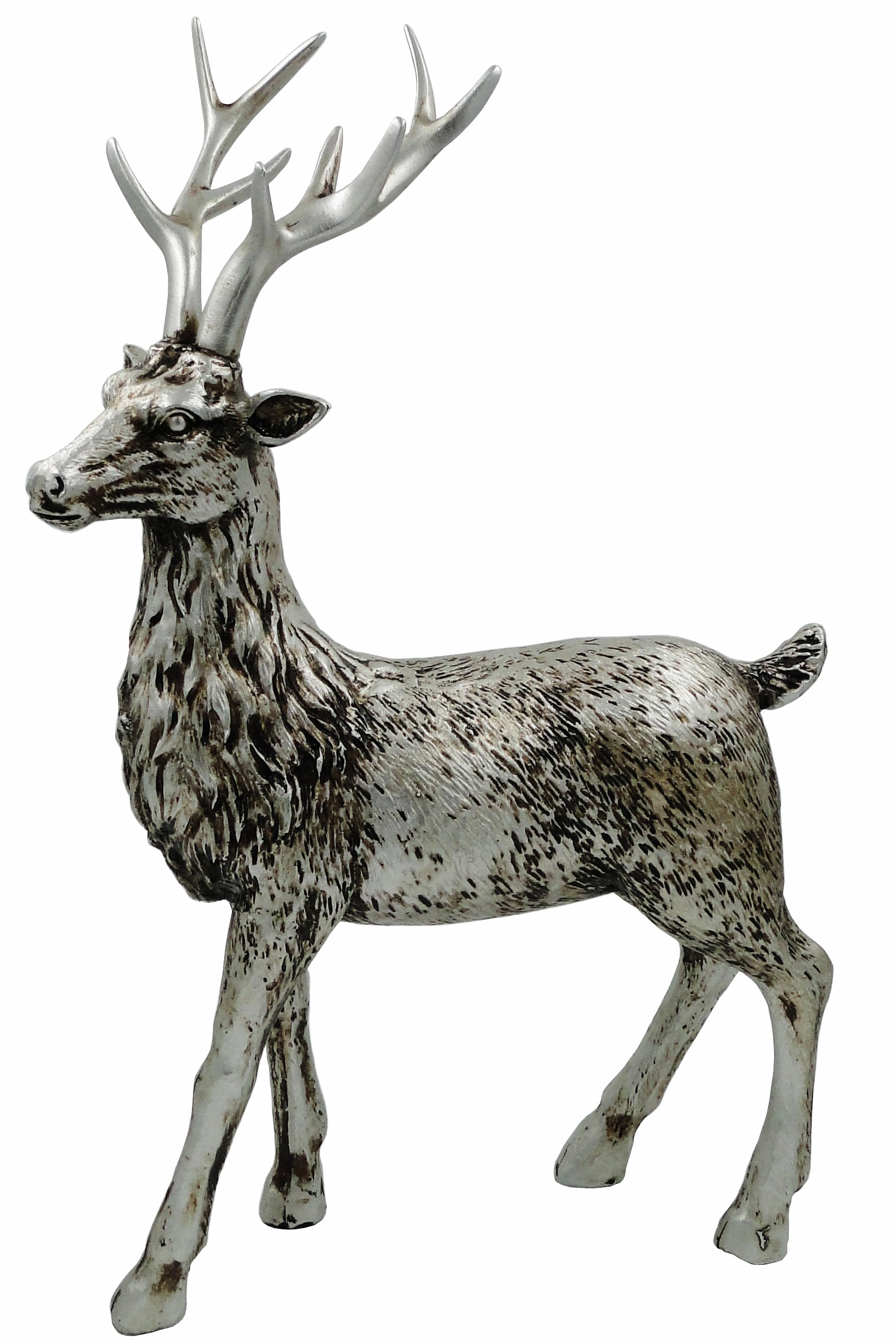 Cj 3 Esculturas Alces Silver St4154 Strasbourg