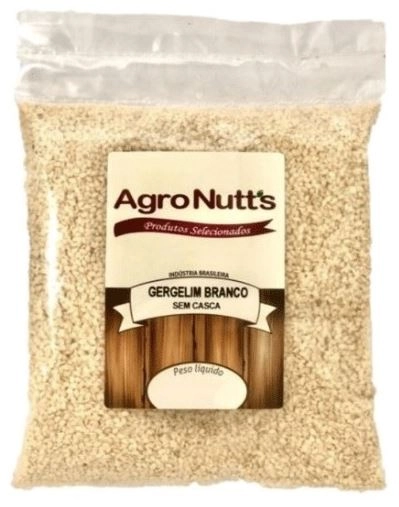 Gergelim Branco Sem Casca 1kg