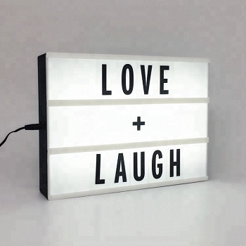 Enfeite Plast Placa Led Lightbox Pq Ref.ld 0127s