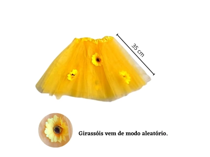 Saia Flor Girassol Y5149 Bpg