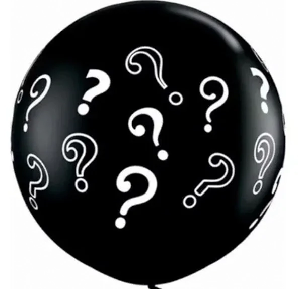 Balao Preto Cha Revelacao N 18 Kevin