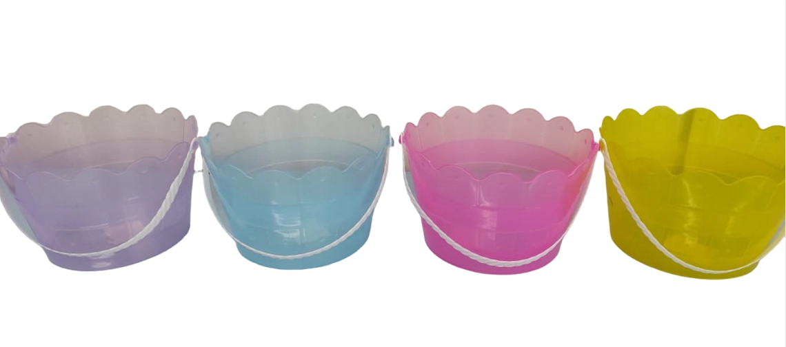 Cesta Redonda C/alca Plastica Sortida Ydh