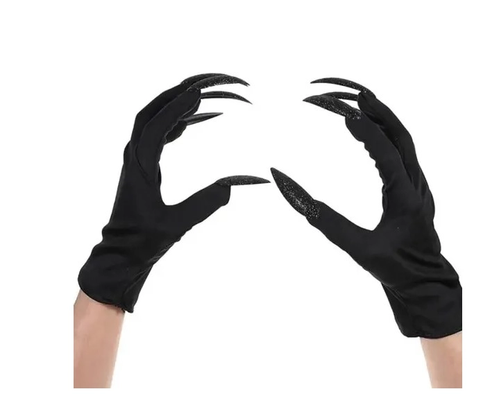 Luvas C/ Unhas Grandes Sort Halloween Ydh
