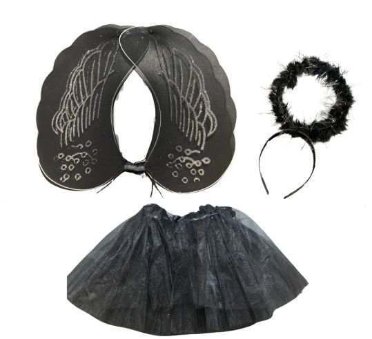 Kit Anjo Asa/saia/tiara C/aurela Ydh