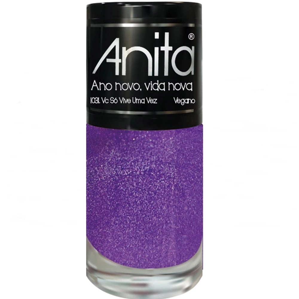 Esmalte Anita Metalizado Só Se Vive 1x 10ml