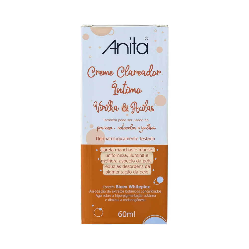 Anita Cr Clareador Intimo Axila E Virilha 60ml