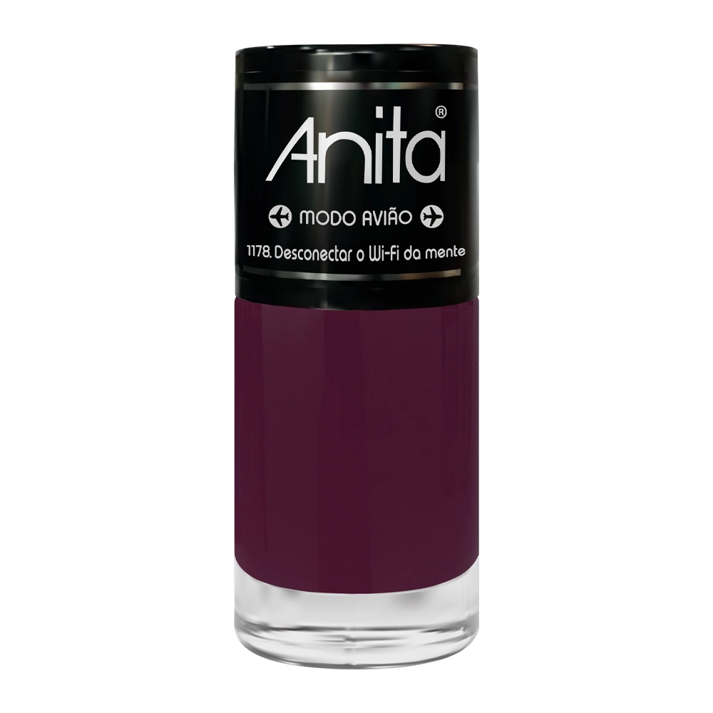 Esmalte Anita Cr Modo Aviao Desconectar O Wi Fi Da Mente 10ml