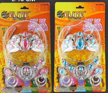 Kit Beleza Infantil Sortida C/5 Pcs Ref.elt01018