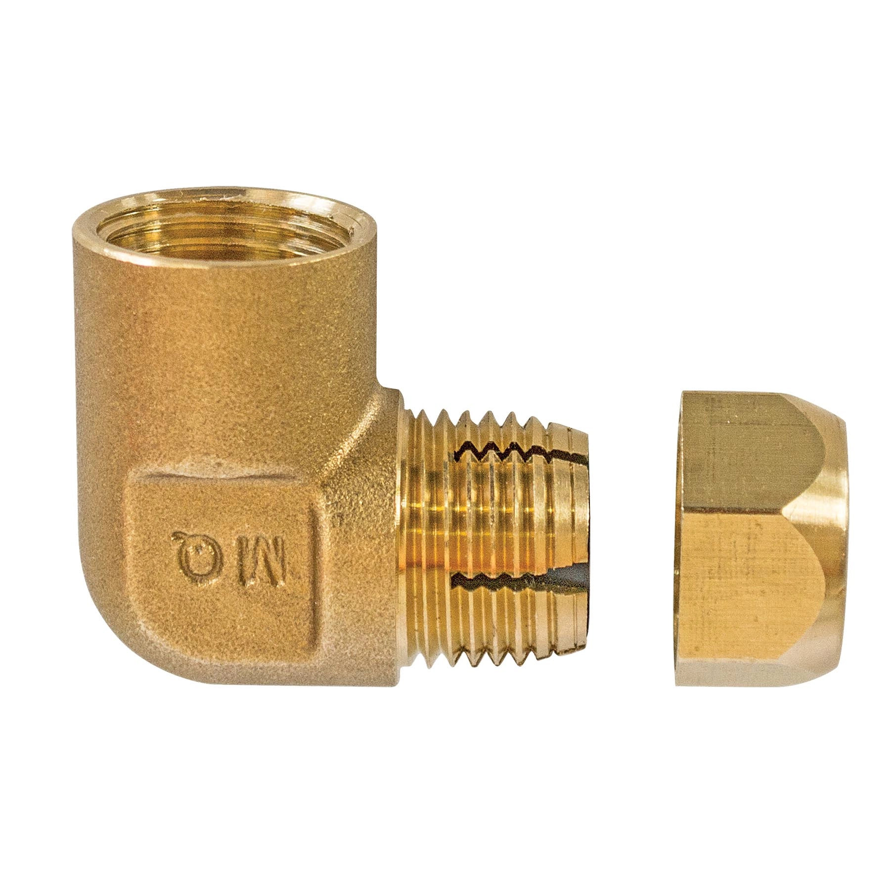 Joelho 90 1/2"x3/8" Latão Maqenge