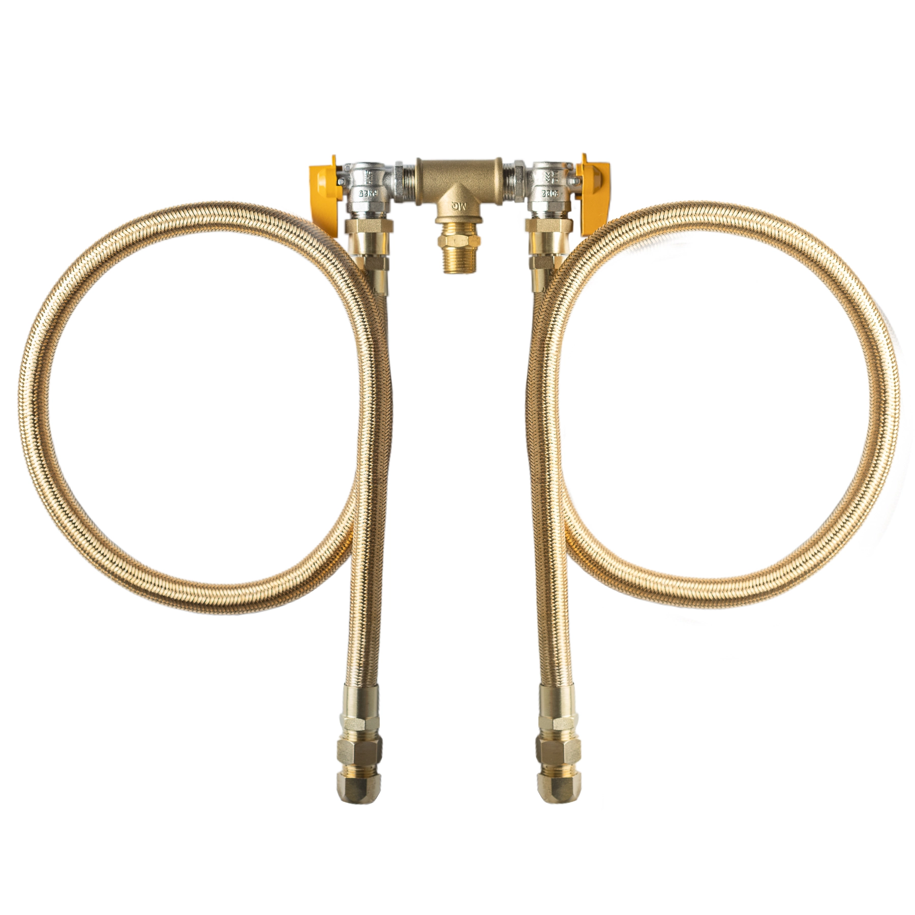 Kit Ligação Aquecedor a Gás com Aperto Rápido 120cm Maqenge