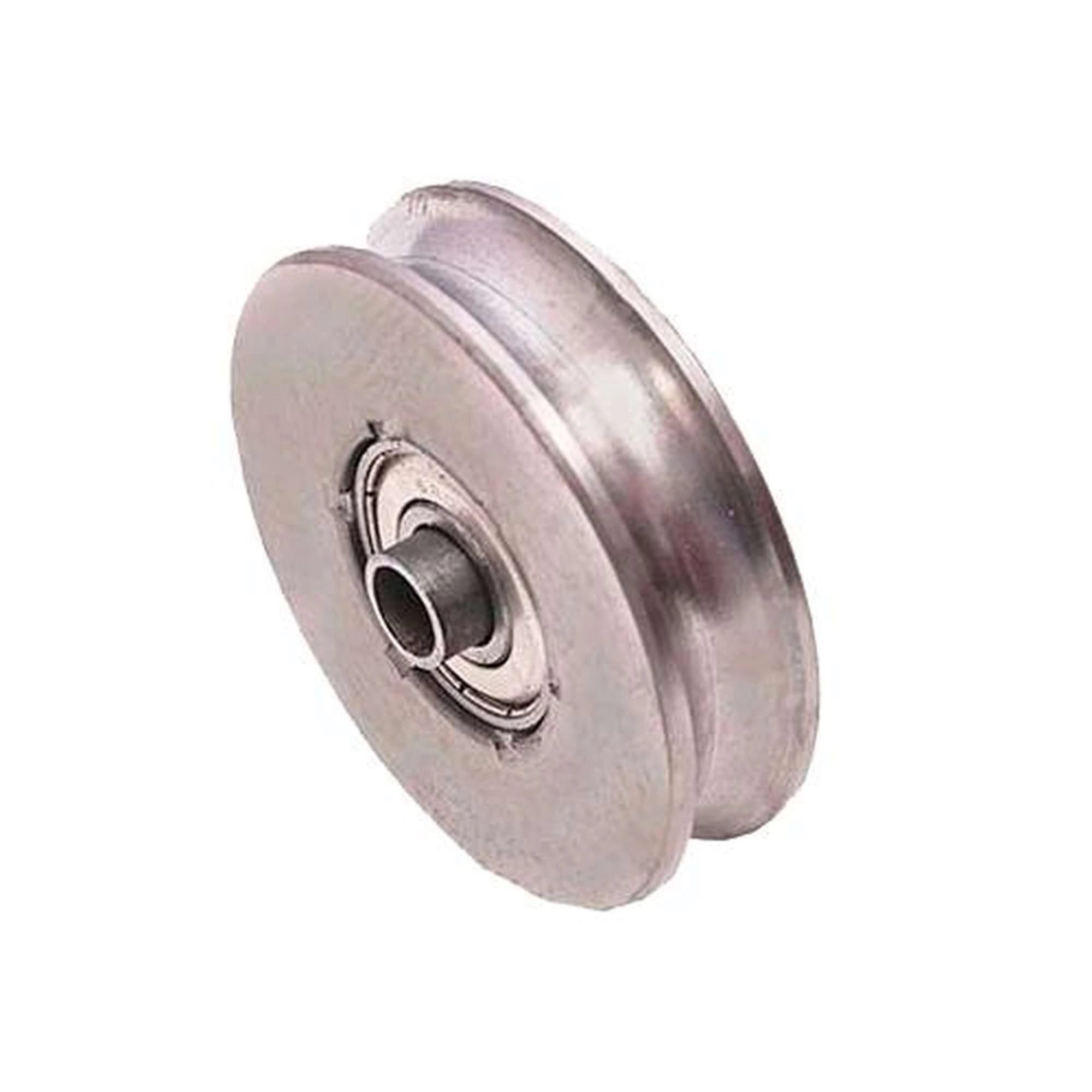 Roldana Ferro Maciça 50mm (2 ) Para Portão Cantoneira Com Bucha - Ferrosul